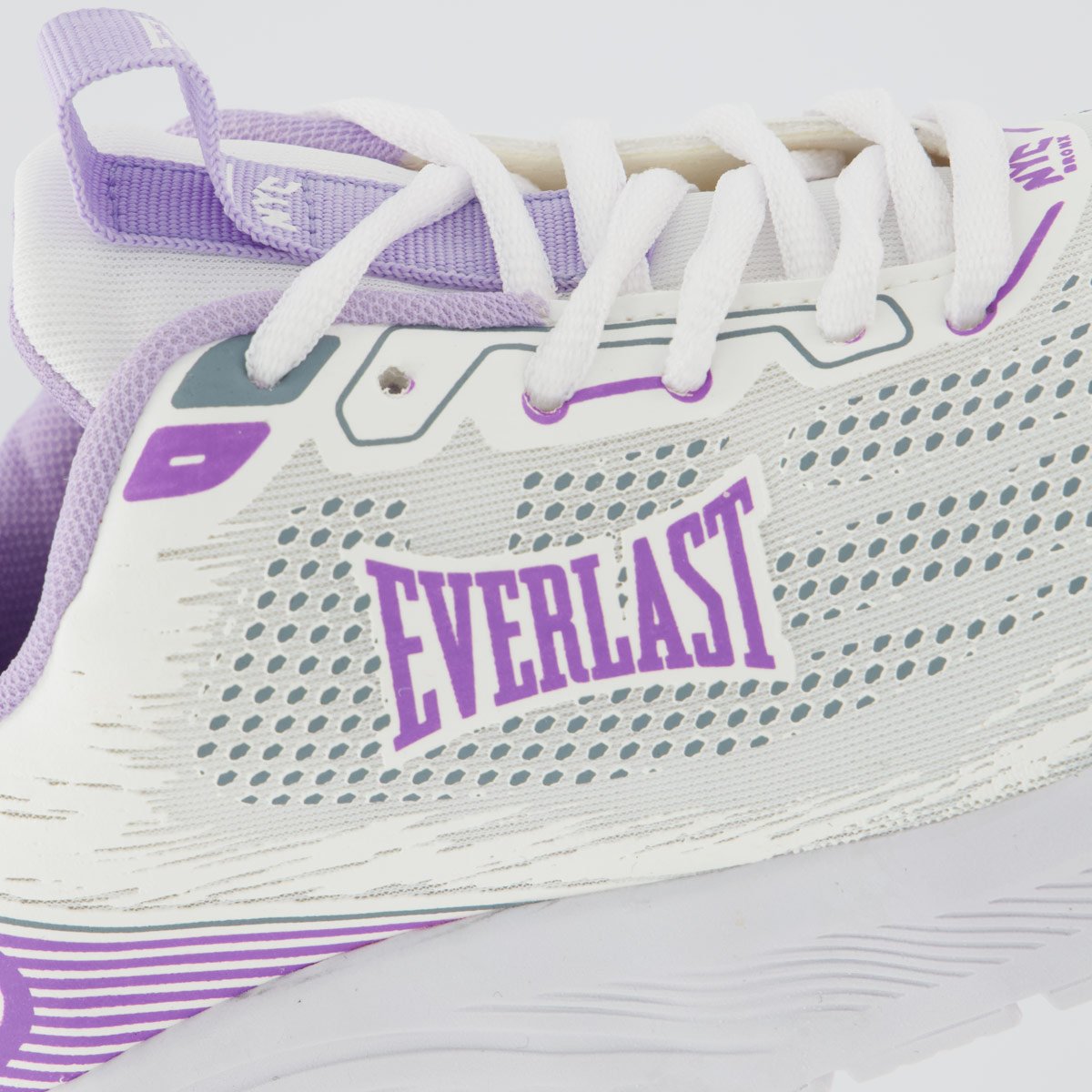 Tênis Everlast Wildcat Feminino Branco e Lilás Branco 7