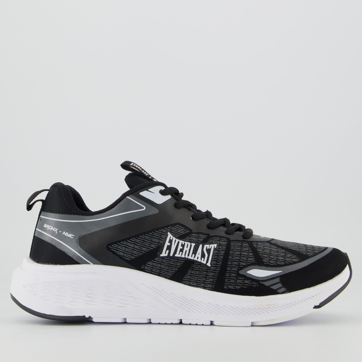 Tênis Everlast Hokus Preto e Branco