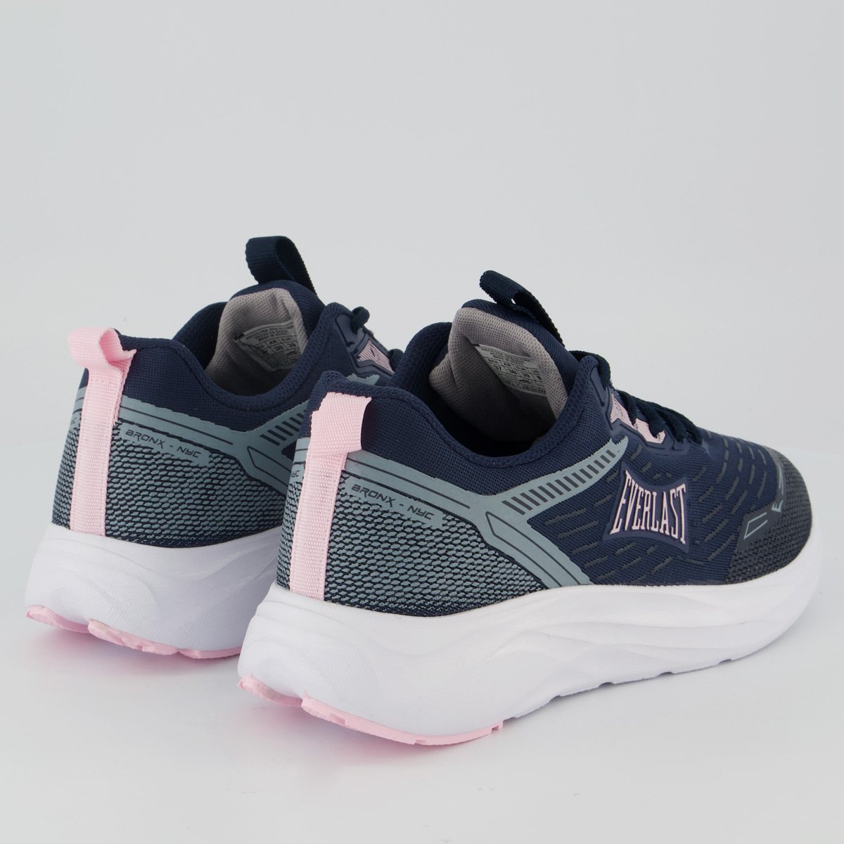 Tênis Everlast Rush Feminino Marinho e Rosa Azul Marinho 3