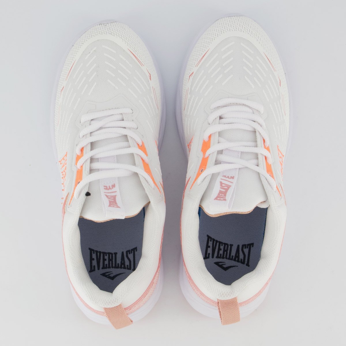 Tênis Everlast Rush Feminino Branco e Laranja Branco 4