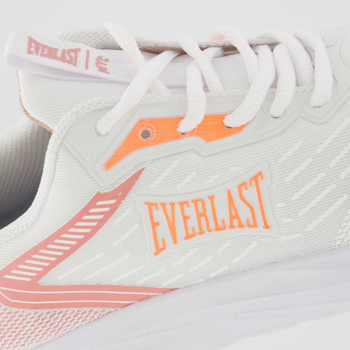Tênis Everlast Rush Feminino Branco e Laranja Branco 7