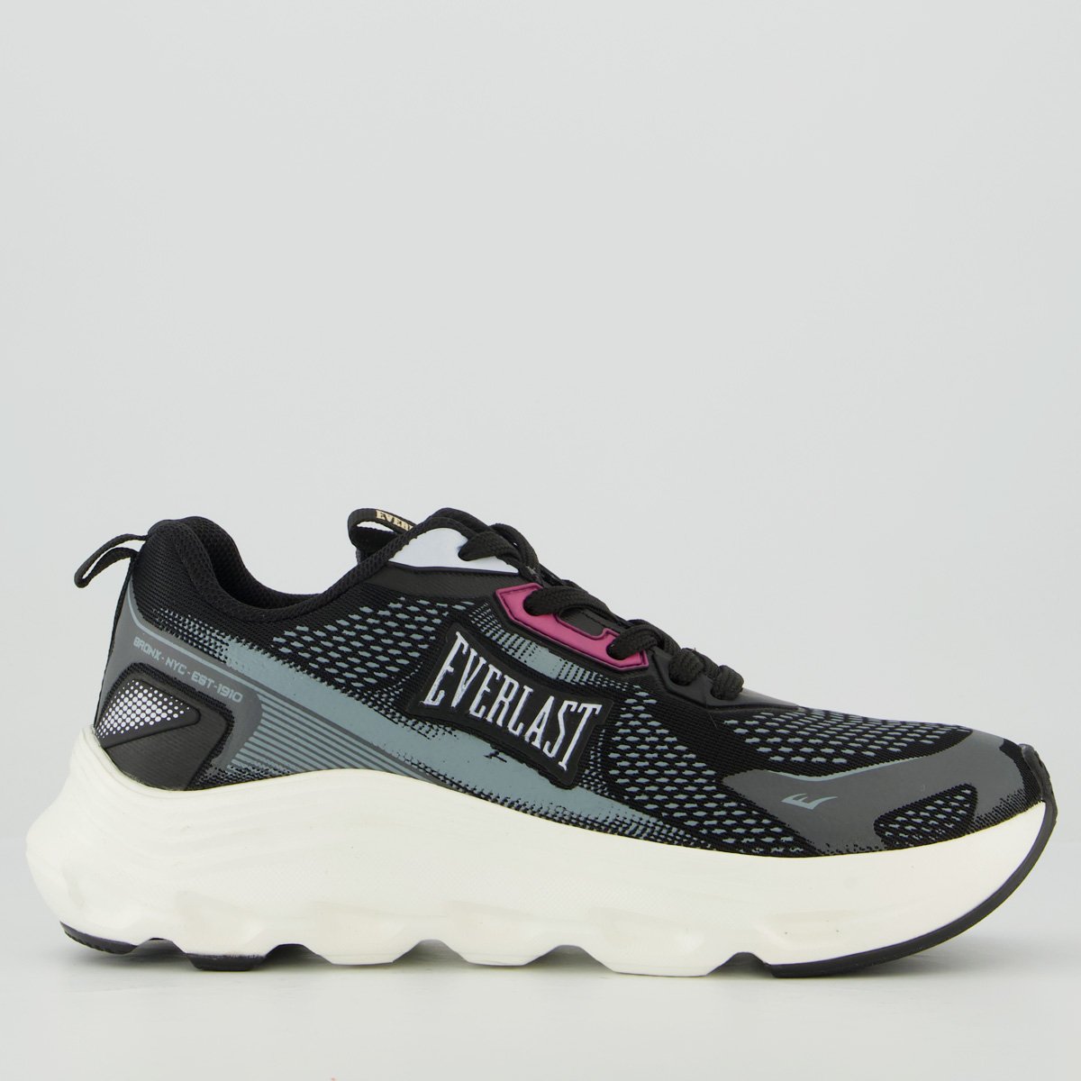 Tênis Everlast Ghost Feminino Preto e Rosa