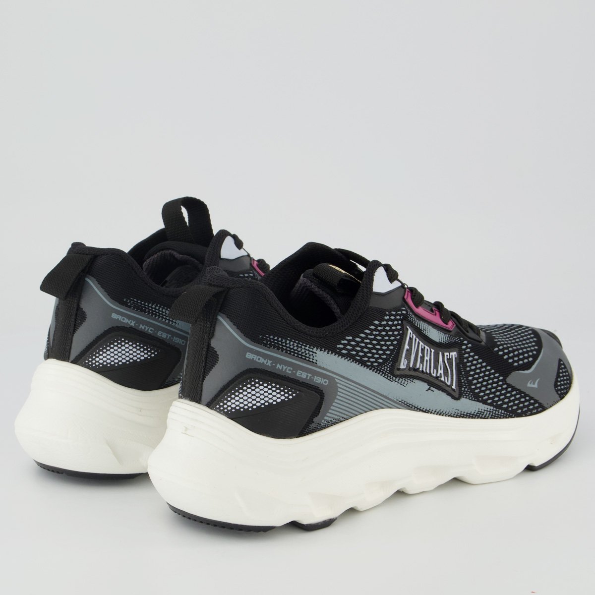 Tênis Everlast Ghost Feminino Preto e Rosa Preto 3
