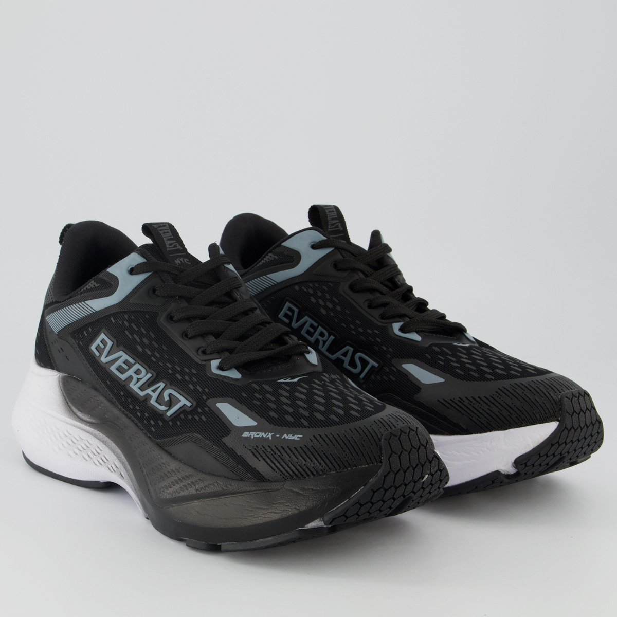 Tênis Everlast Strattos Preto e Cinza Preto 2