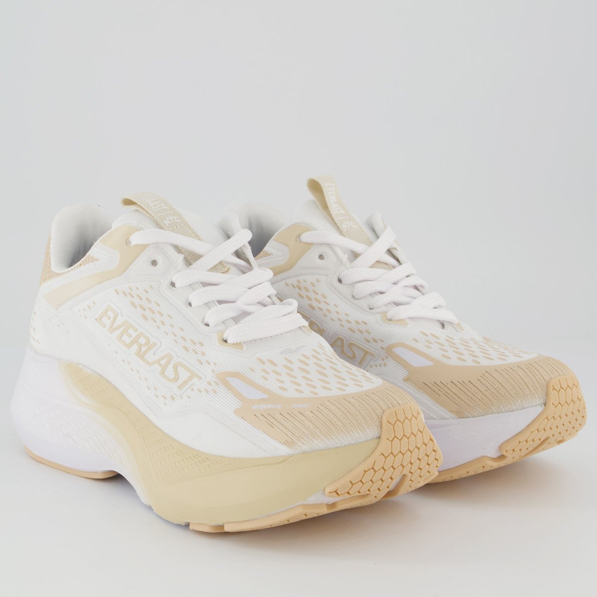 Tênis Everlast Strattos Branco e Bege Branco/Bege 2