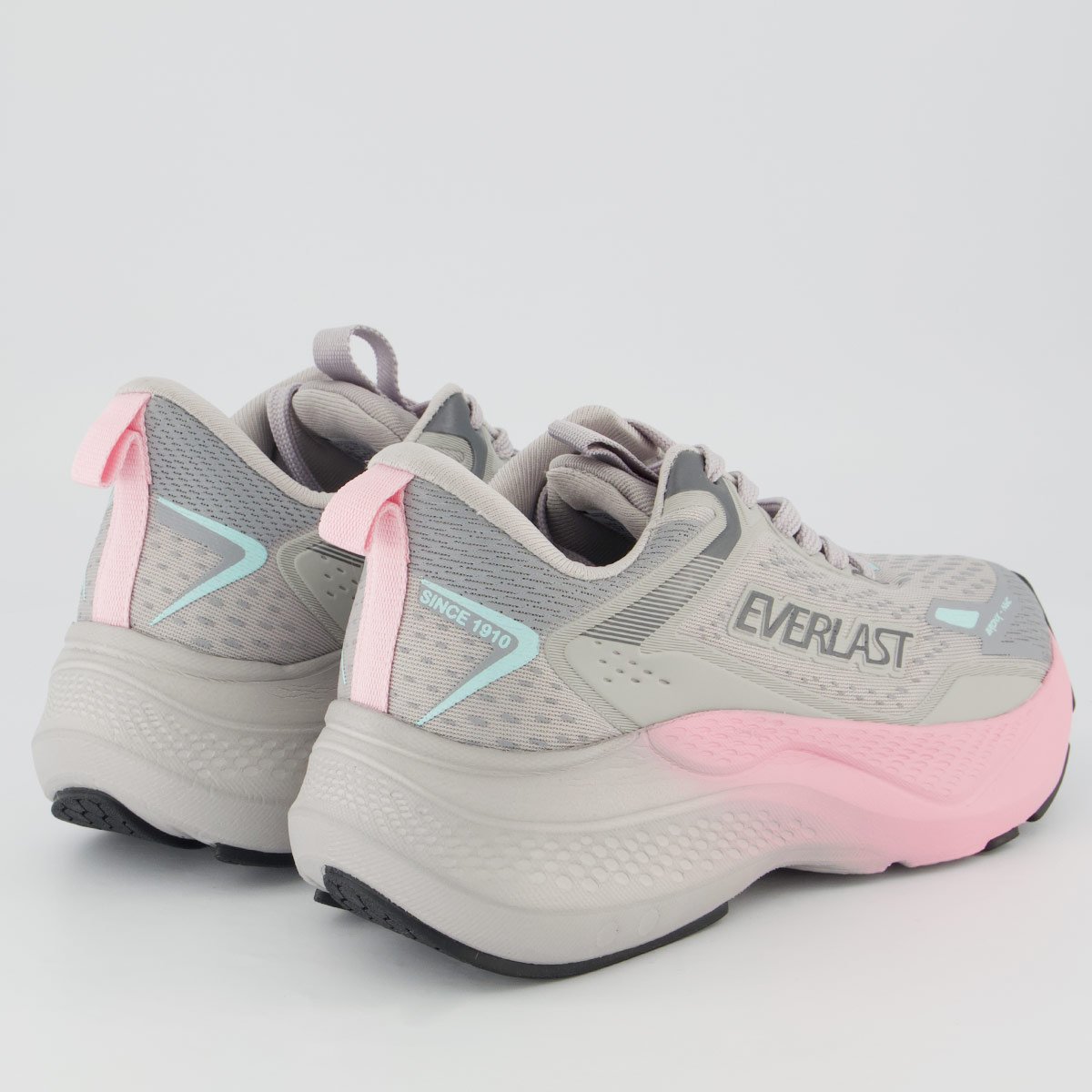 Tênis Everlast Strattos Feminino Cinza e Rosa Cinza/Rosa 3