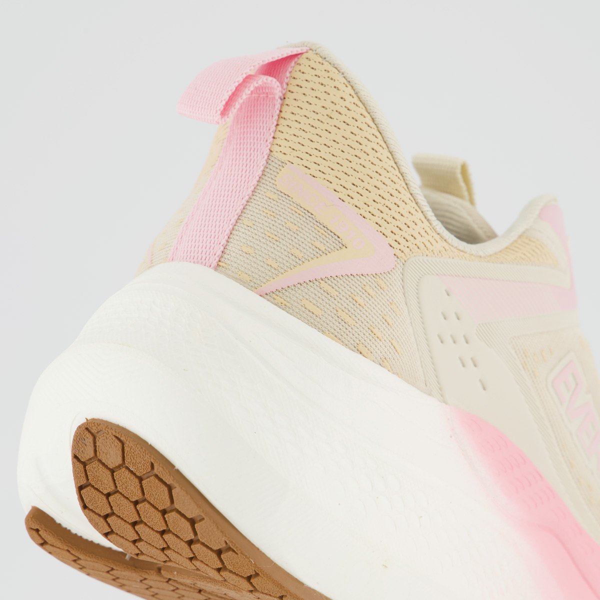 Tênis Everlast Strattos Feminino Bege e Rosa Bege 6