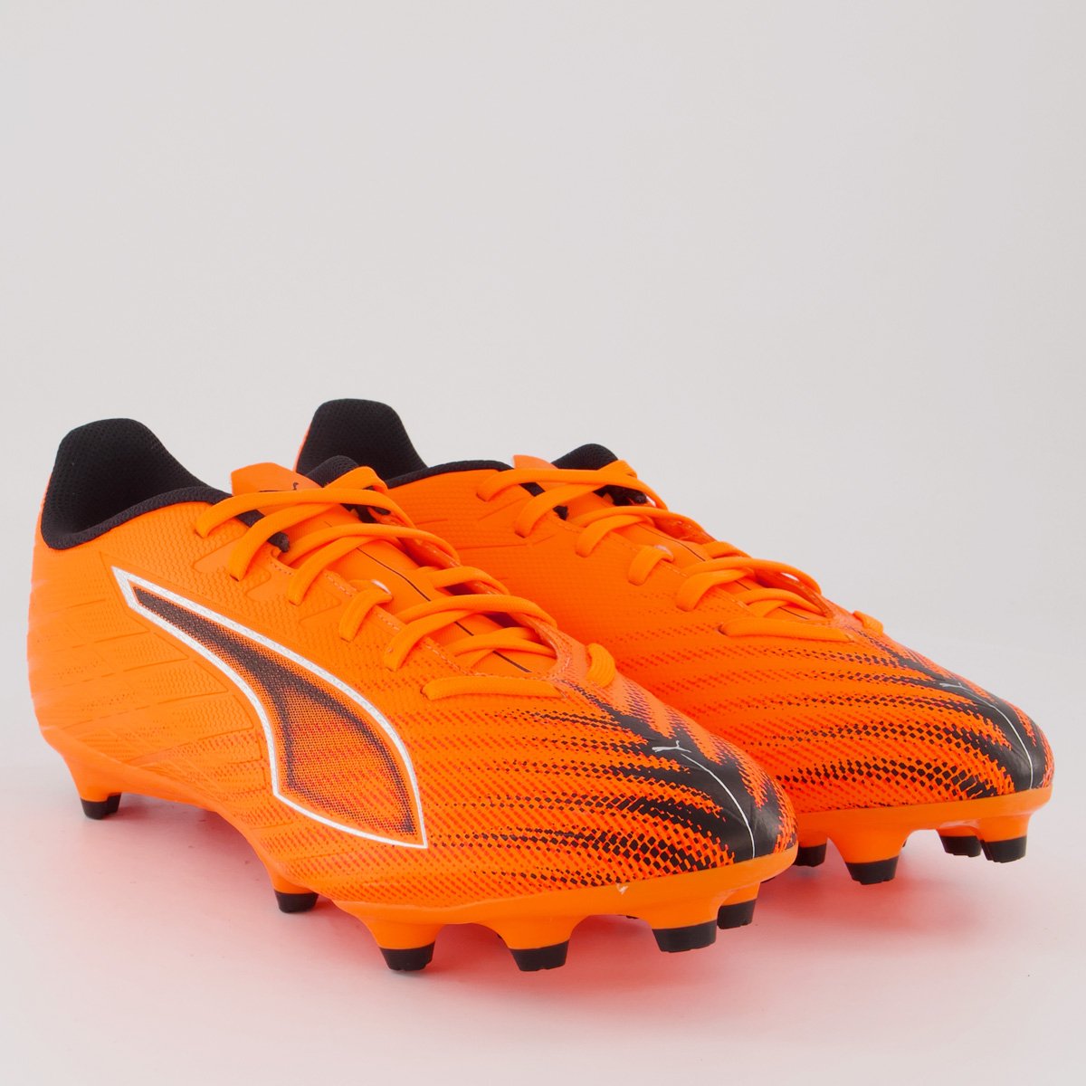 Chuteira Puma Ultra 6 Play Campo Laranja e Preta Laranja 2