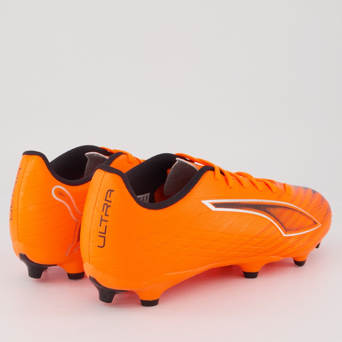 Chuteira Puma Ultra 6 Play Campo Laranja e Preta Laranja 3