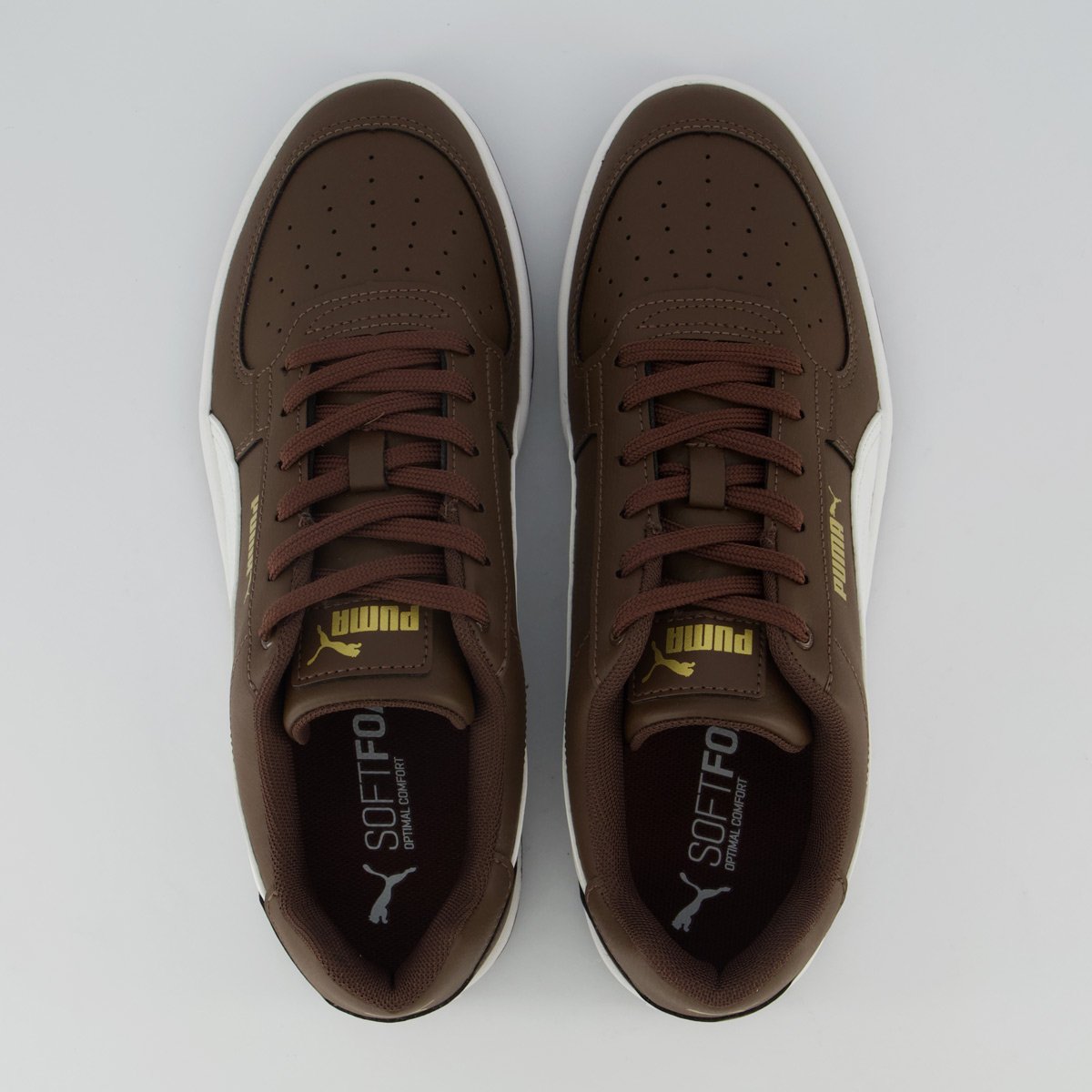 Tênis Puma Caven BDP 2.0 Marrom e Branco Marrom 4