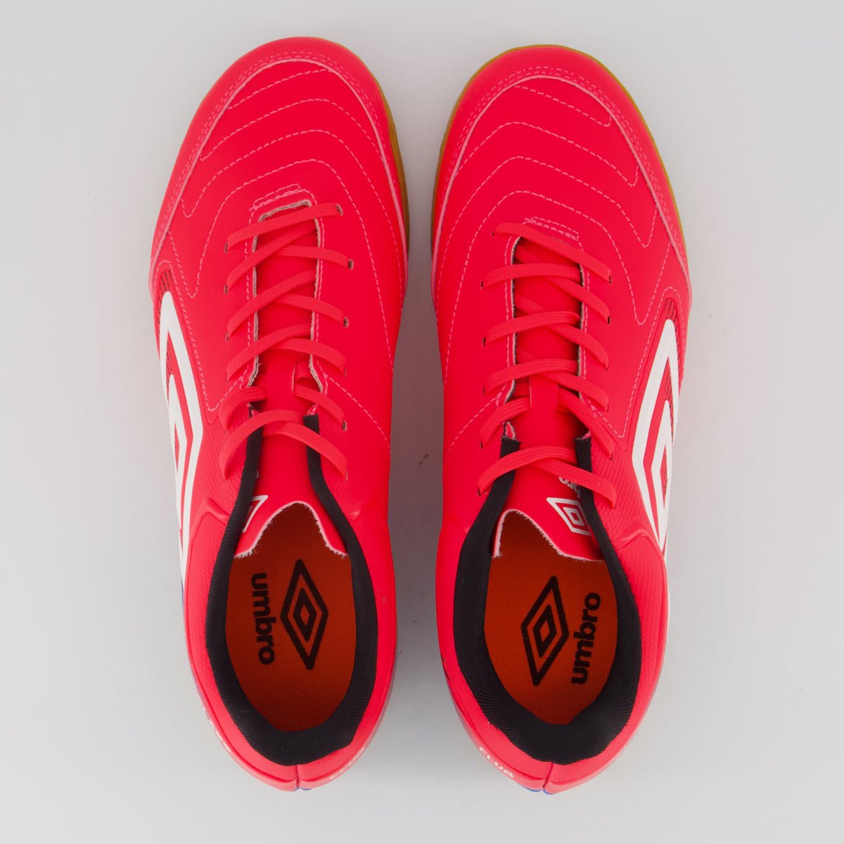 Chuteira Umbro Master Class Club Futsal Rosa e Azul Rosa 4