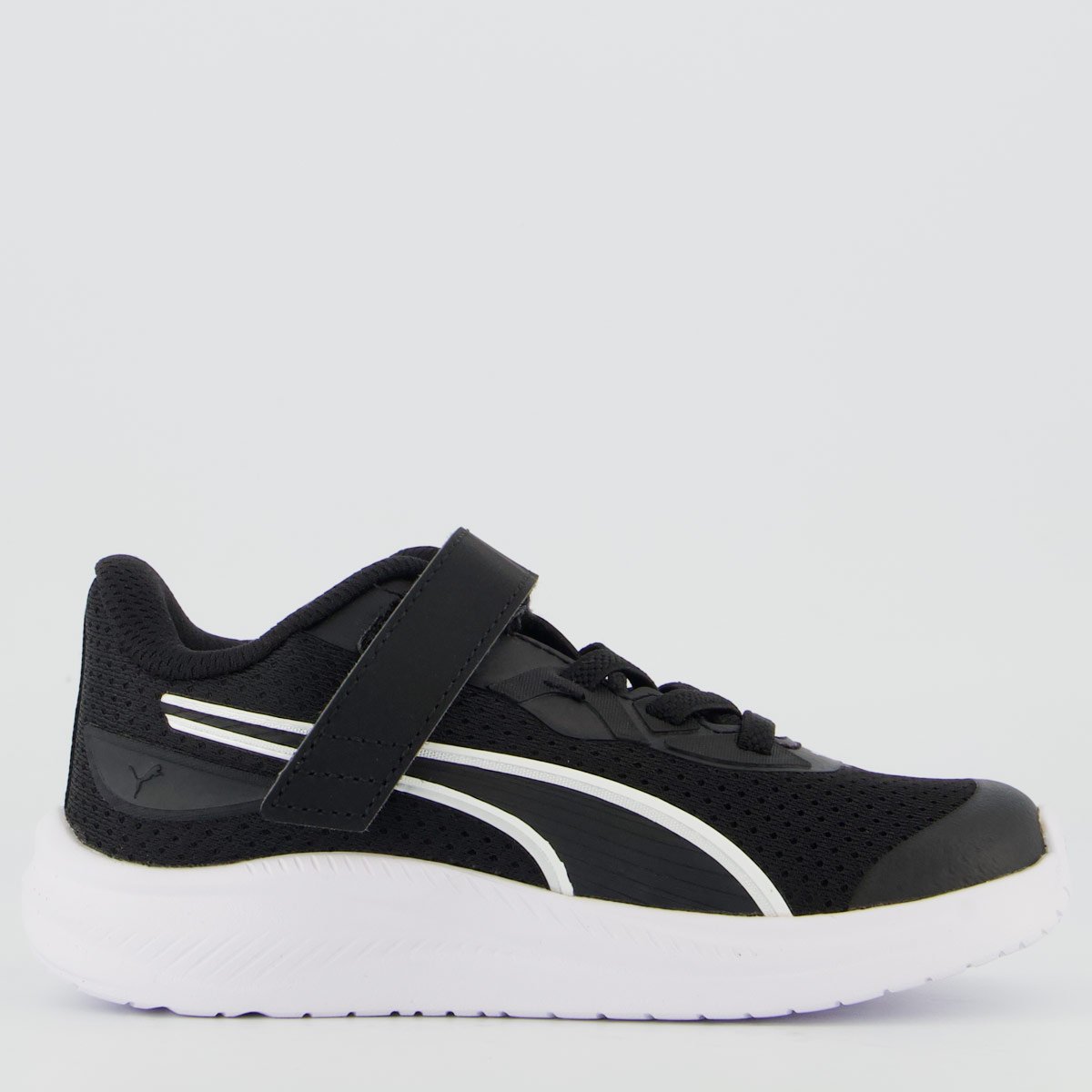 Tênis Puma Skyrocket 2 Ac K Infantil Preto e Branco