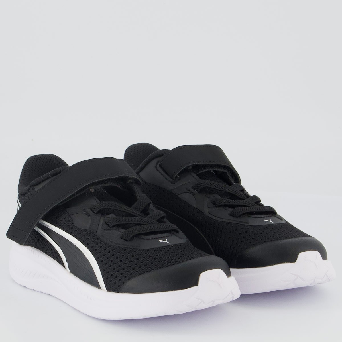 Tênis Puma Skyrocket 2 Ac K Infantil Preto e Branco Preto 2