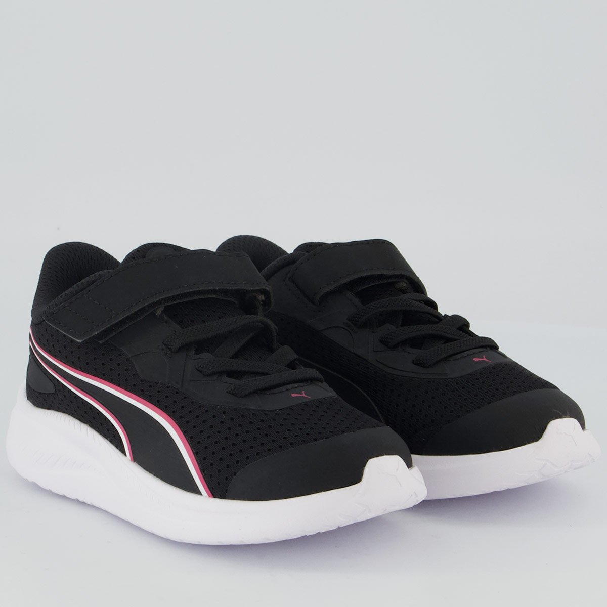 Tênis Puma Skyrocket 2 Ac K Infantil Preto e Rosa Preto 2