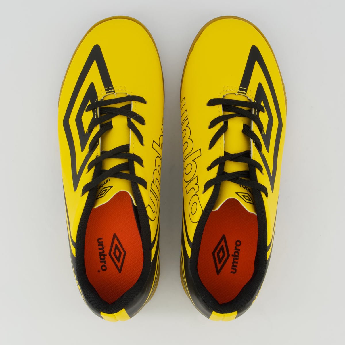 Chuteira Umbro Kick Futsal Juvenil Amarelo e Preto Amarelo 4