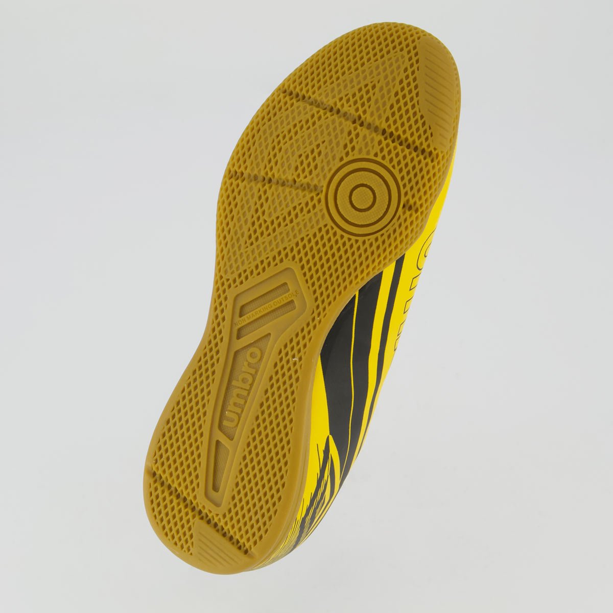 Chuteira Umbro Kick Futsal Juvenil Amarelo e Preto Amarelo 5