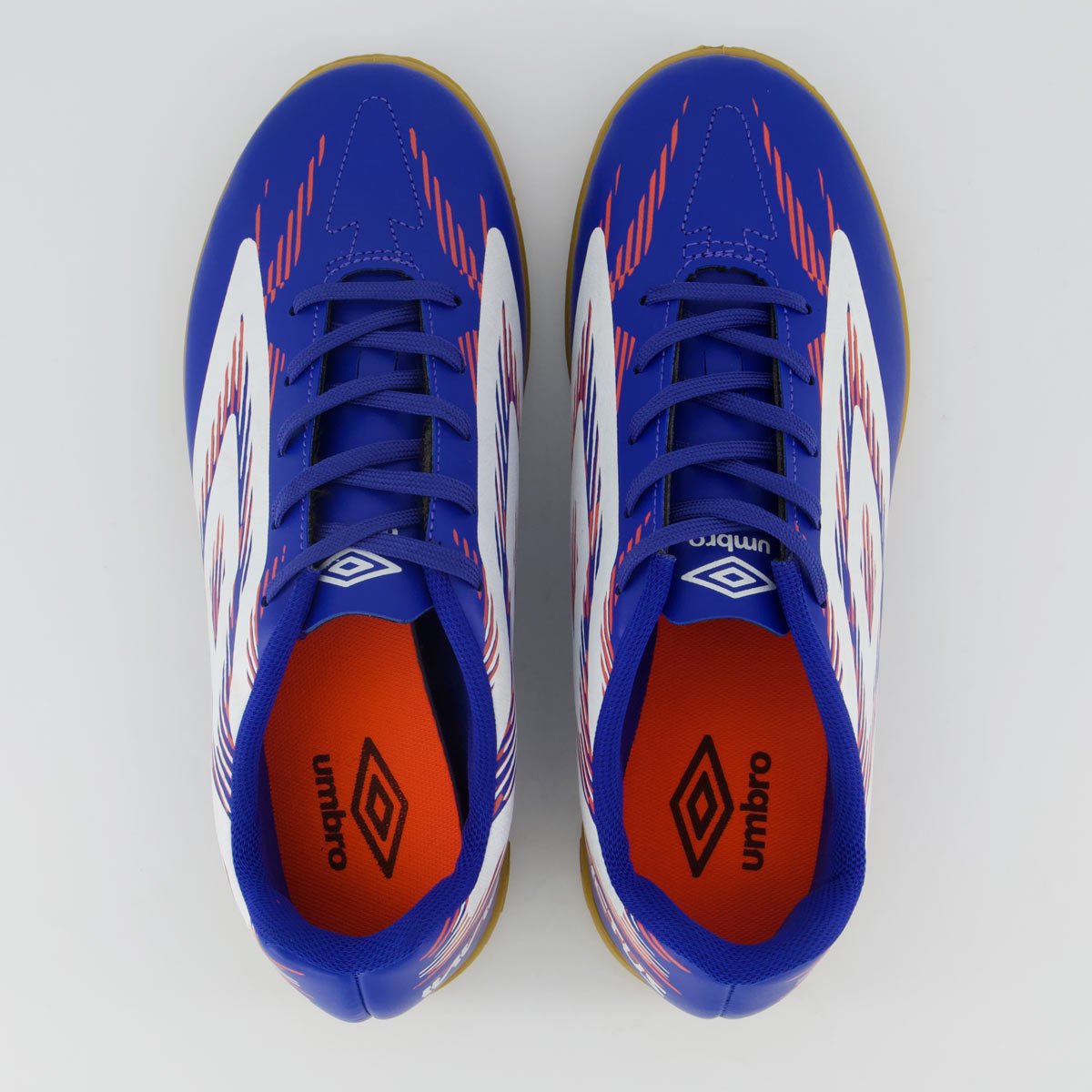 Chuteira Umbro Invictus Futsal Azul e Branca Azul 4