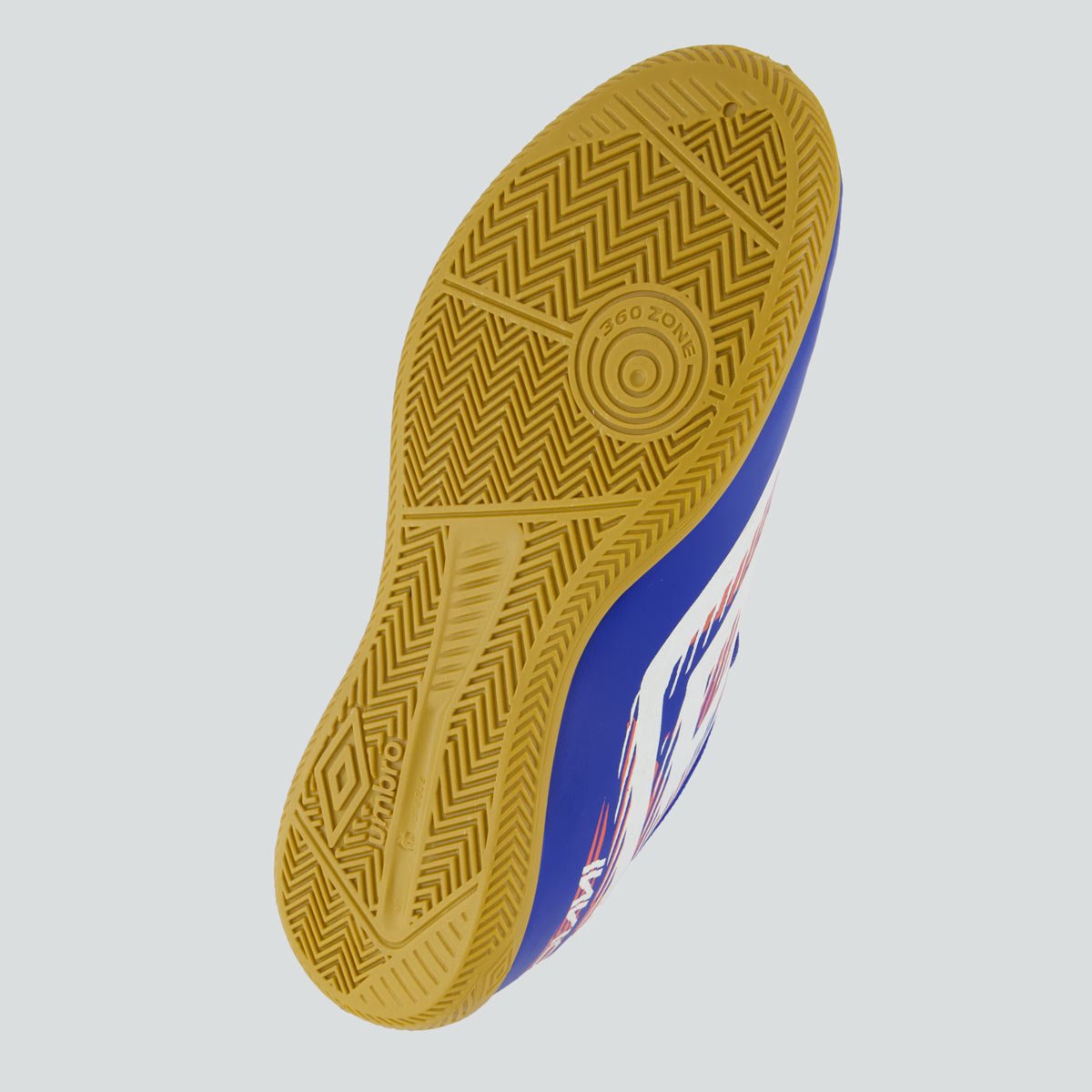 Chuteira Umbro Invictus Futsal Azul e Branca Azul 5