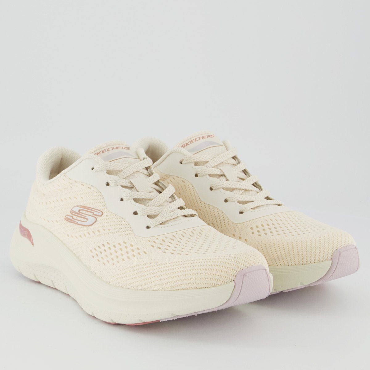 Tênis Skechers Arch Fit 2.0 Feminino Branco Branco 2