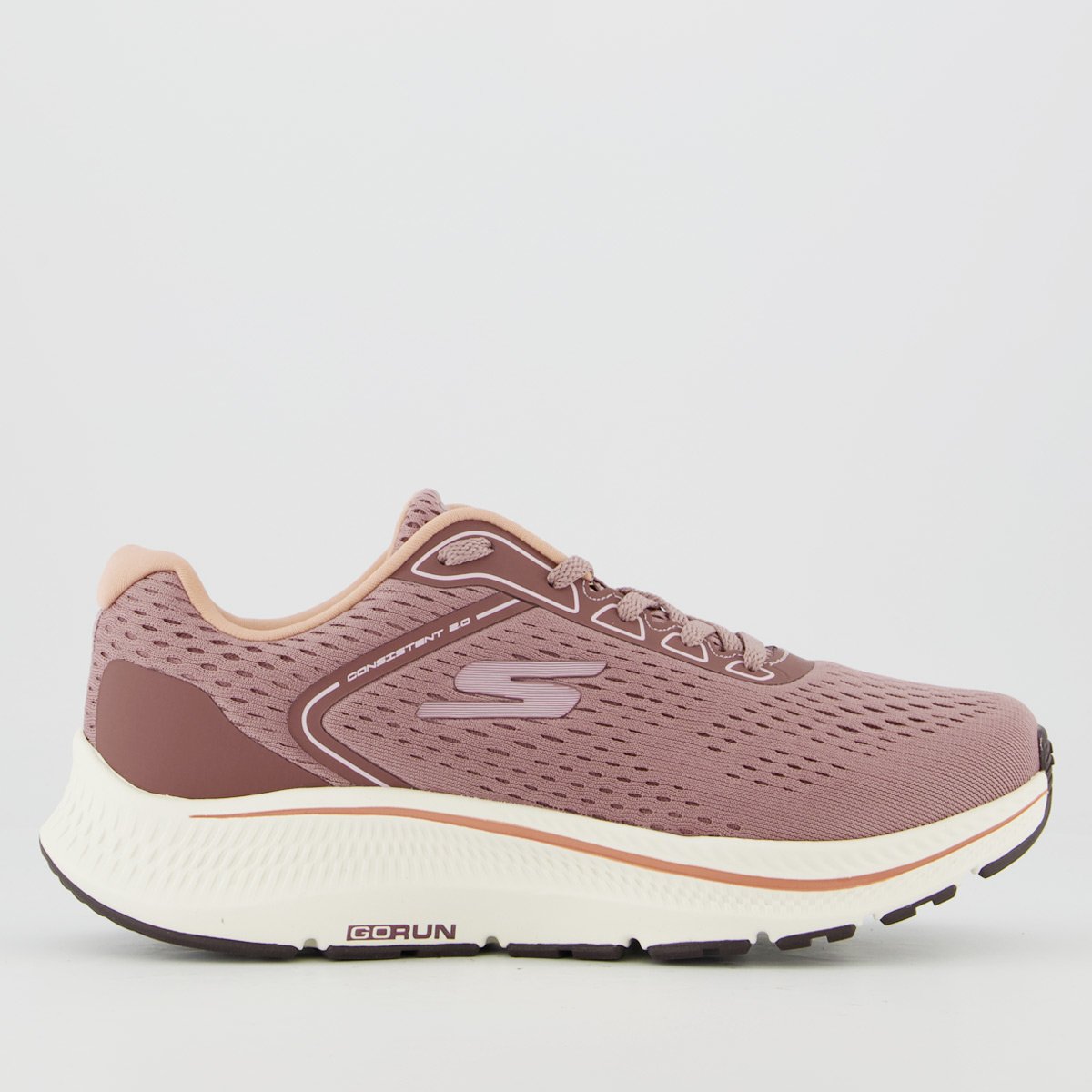 Tênis Skechers Go Run Consistent 2.0 Feminino Roxo e Rosa