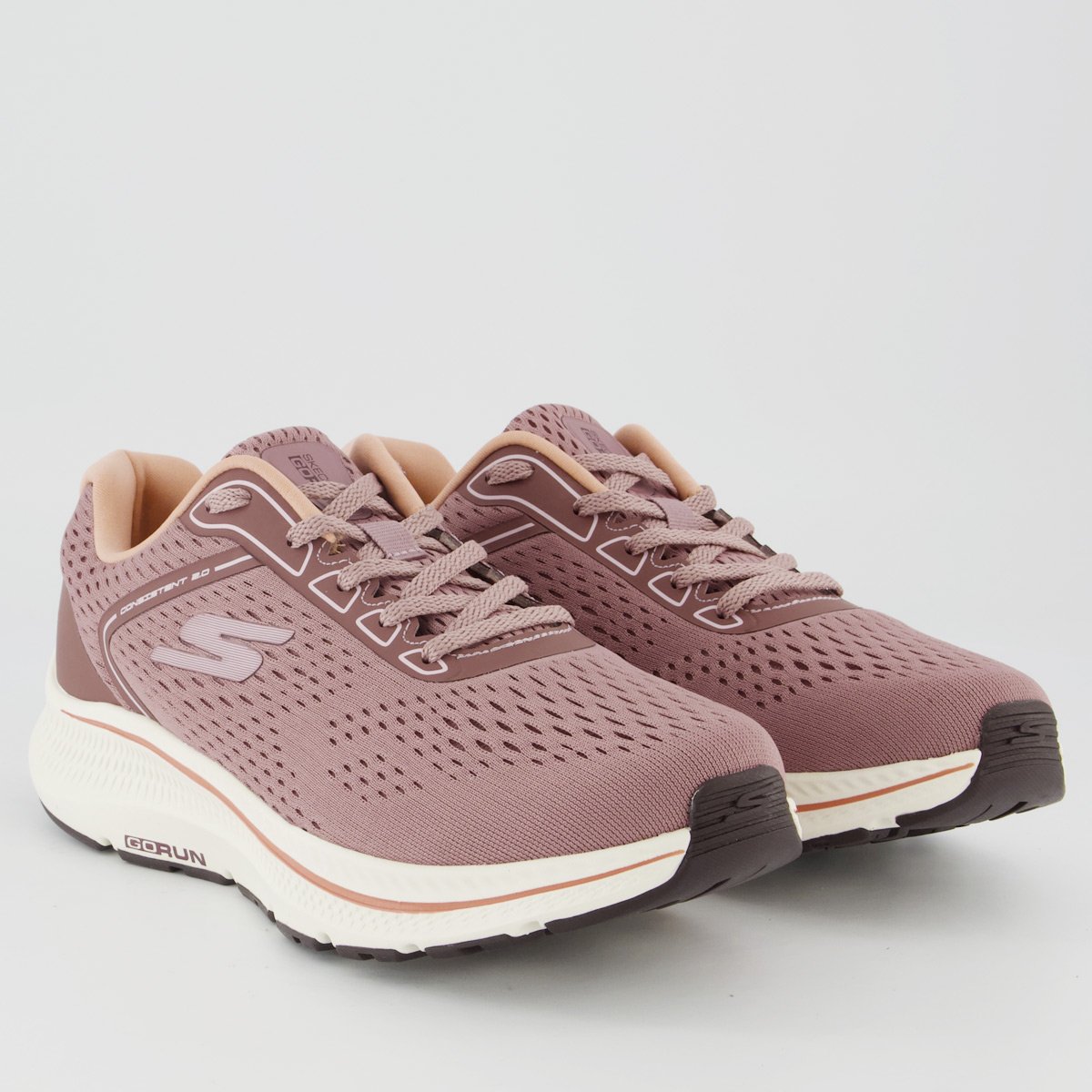 Tênis Skechers Go Run Consistent 2.0 Feminino Roxo e Rosa Rosa 2