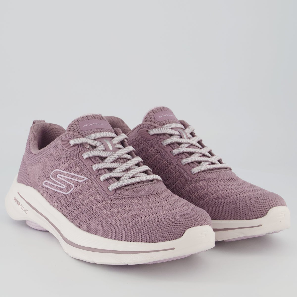 Tênis Skechers Go Walk 8 Feminino Roxo Roxo 2