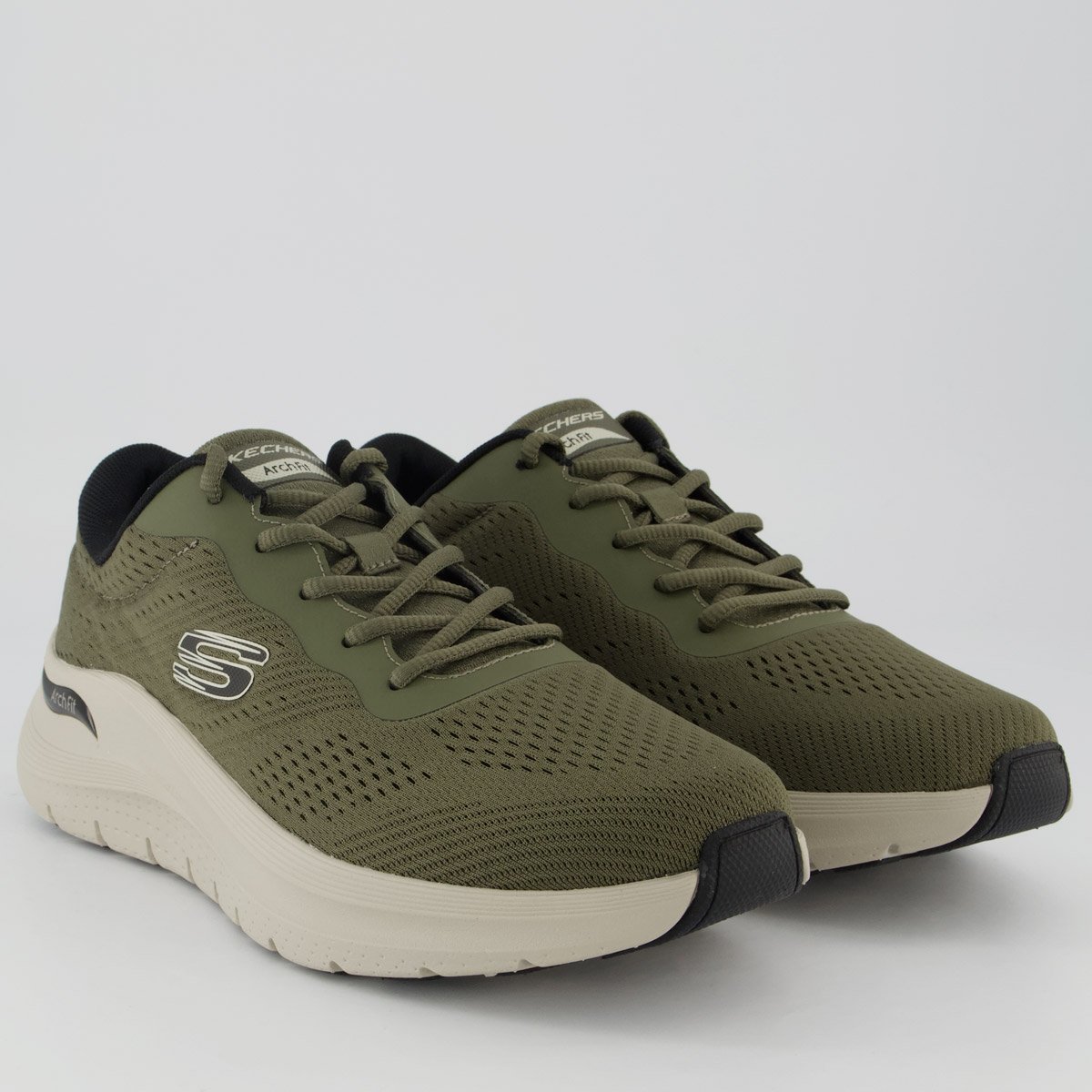 Tênis Skechers Arch Fit 2.0 Verde e Bege Verde 2
