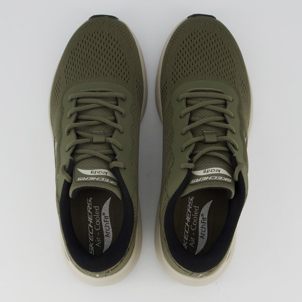 Tênis Skechers Arch Fit 2.0 Verde e Bege Verde 4