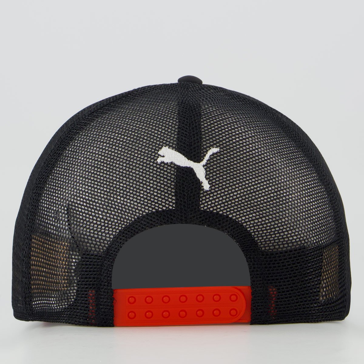 Boné Puma Ferrari Trucker Logo Preto Preto 3