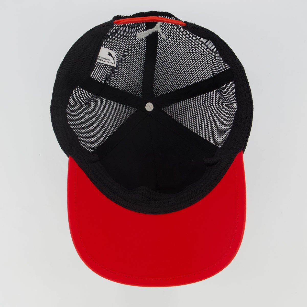 Boné Puma Ferrari Trucker Logo Preto Preto 4