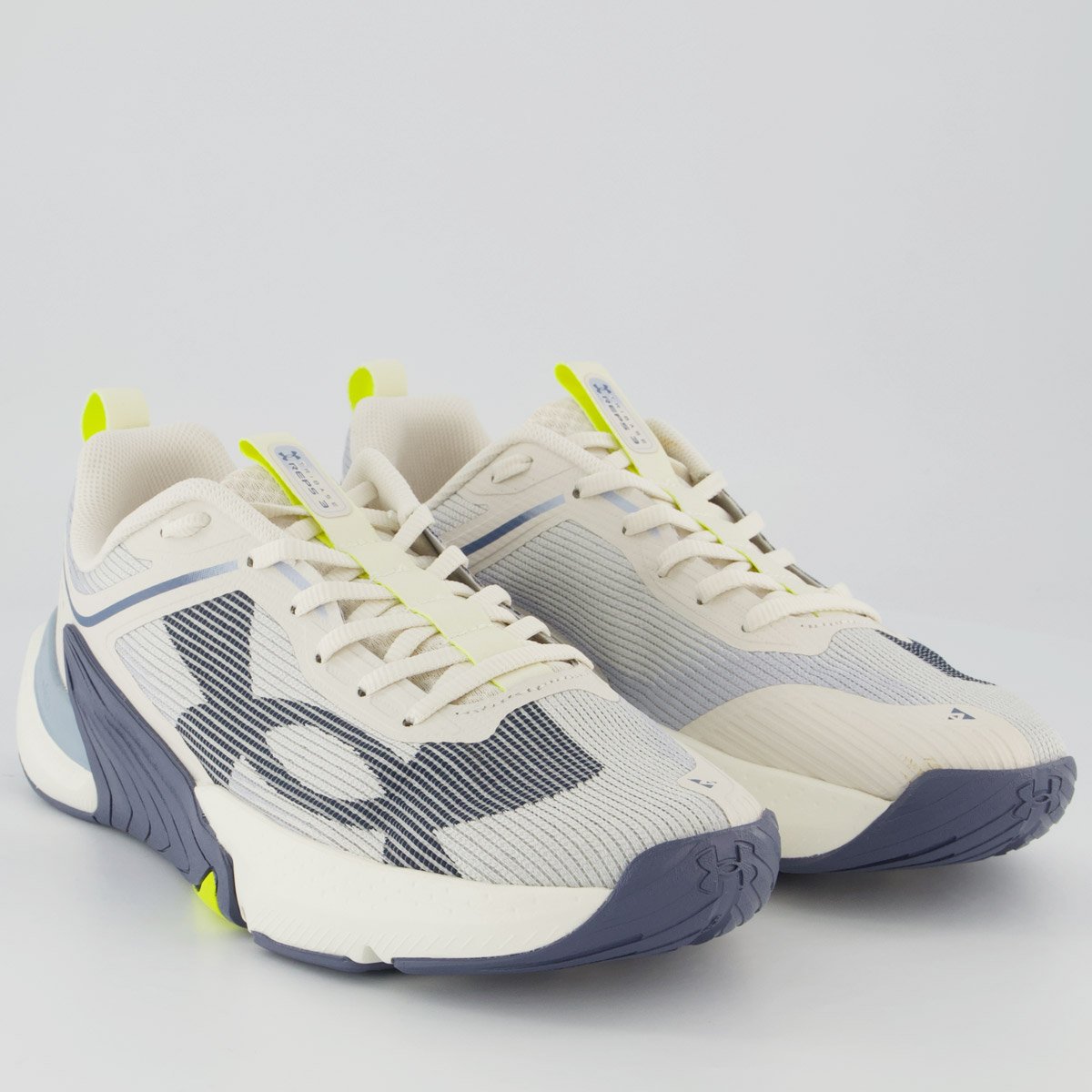Tênis Under Armour Tribase Reps 3 Branco e Azul Branco 2