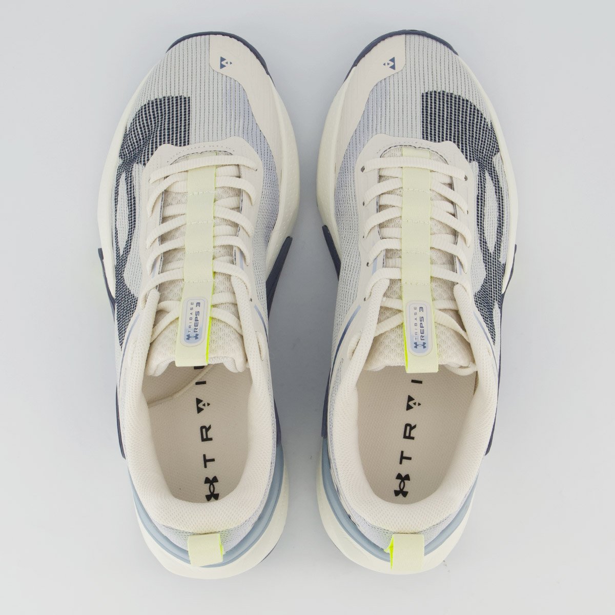 Tênis Under Armour Tribase Reps 3 Branco e Azul Branco 4