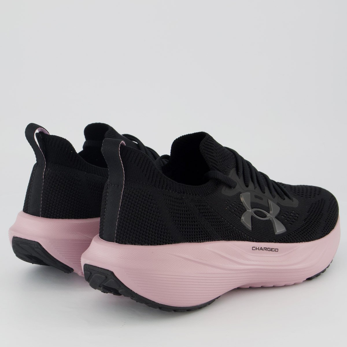 Tênis Under Armour Charged Slight 4 Feminino Preto e Lilás Preto 3
