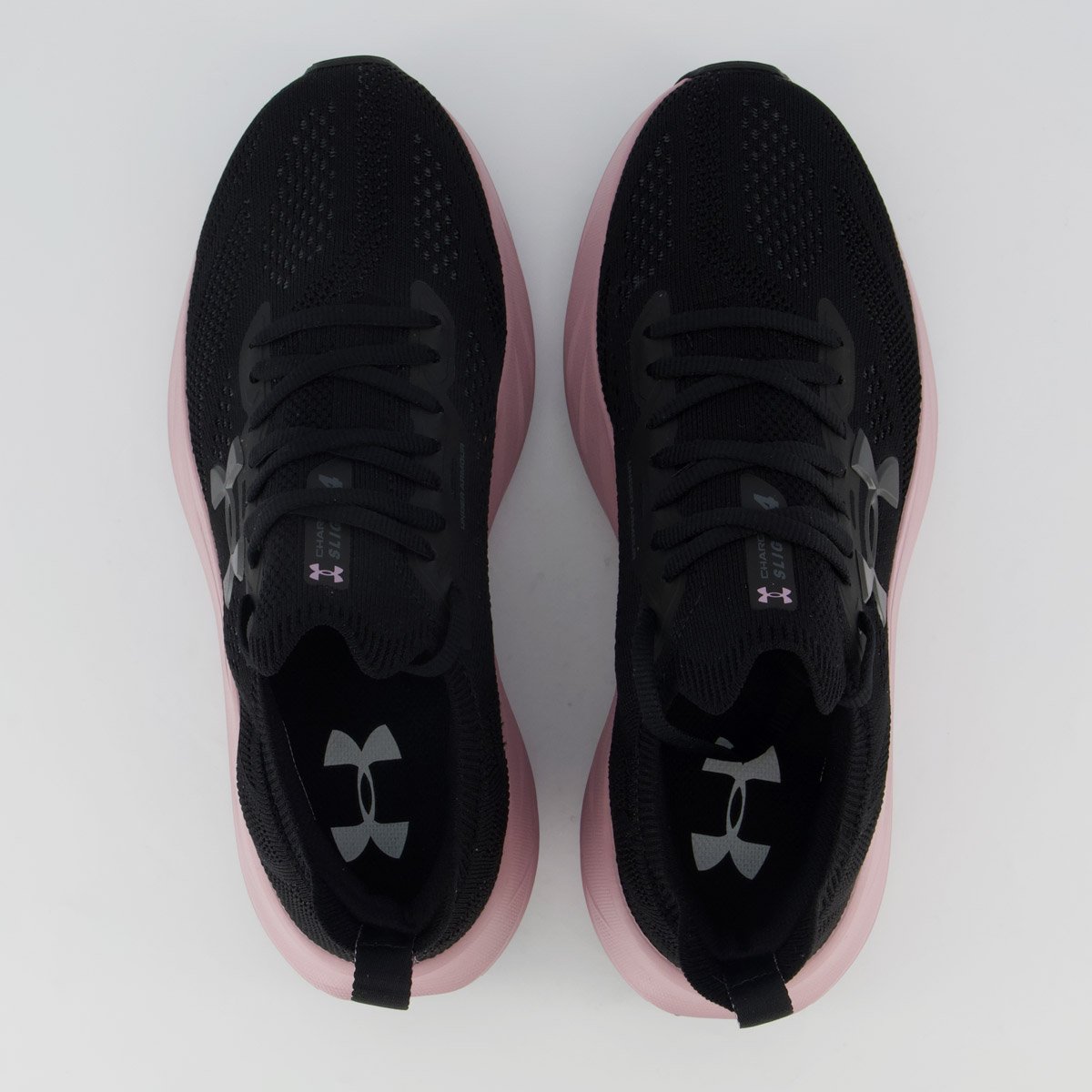 Tênis Under Armour Charged Slight 4 Feminino Preto e Lilás Preto 4