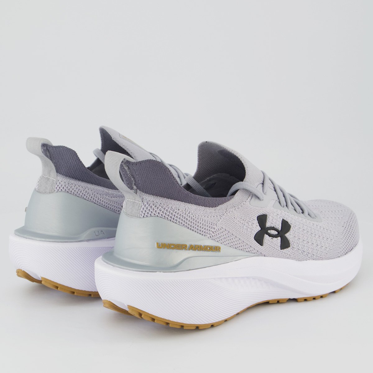 Tênis Under Armour Charged Quicker 2 Cinza e Branco Cinza 3