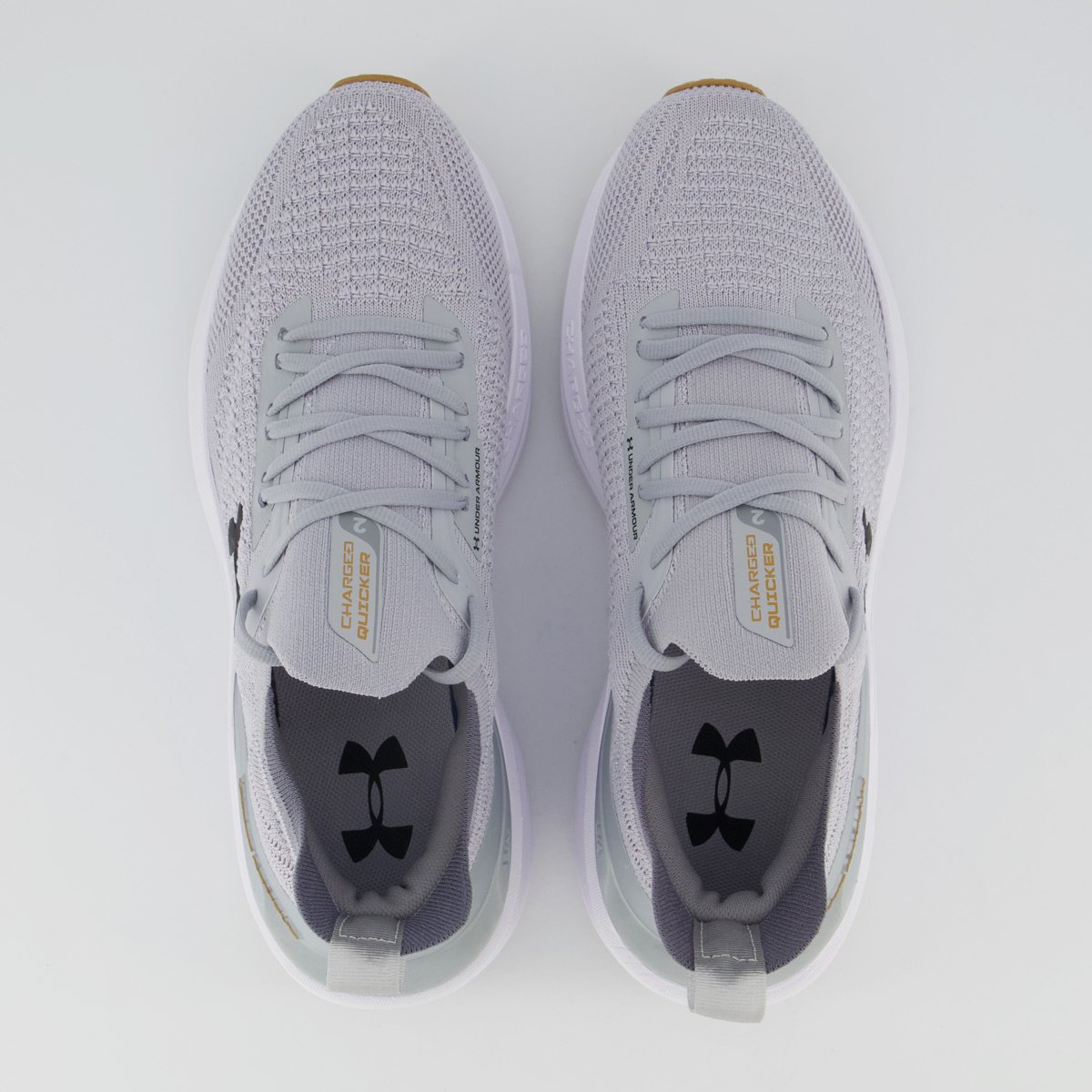 Tênis Under Armour Charged Quicker 2 Cinza e Branco Cinza 4