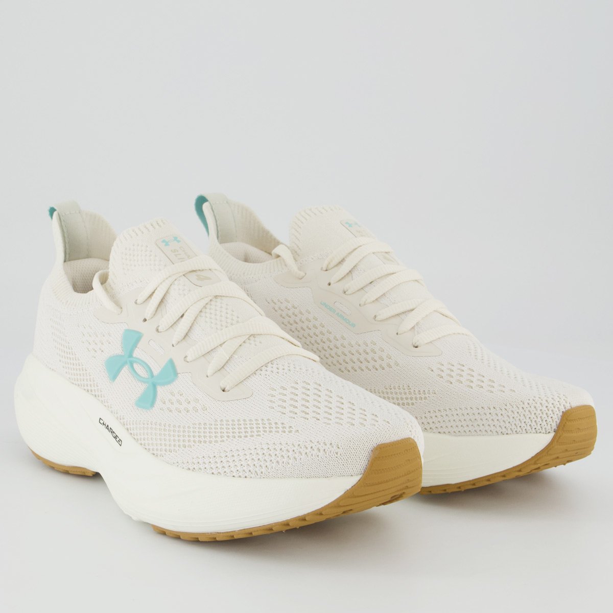 Tênis Under Armour Charged Slight 4 Feminino Branco Branco 2