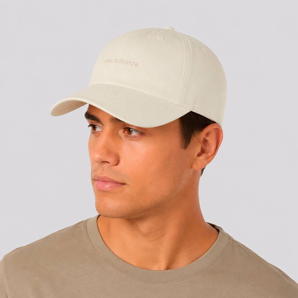 Boné New Balance 6-Panel Lifestyle Flat Brim Off White Off White 5