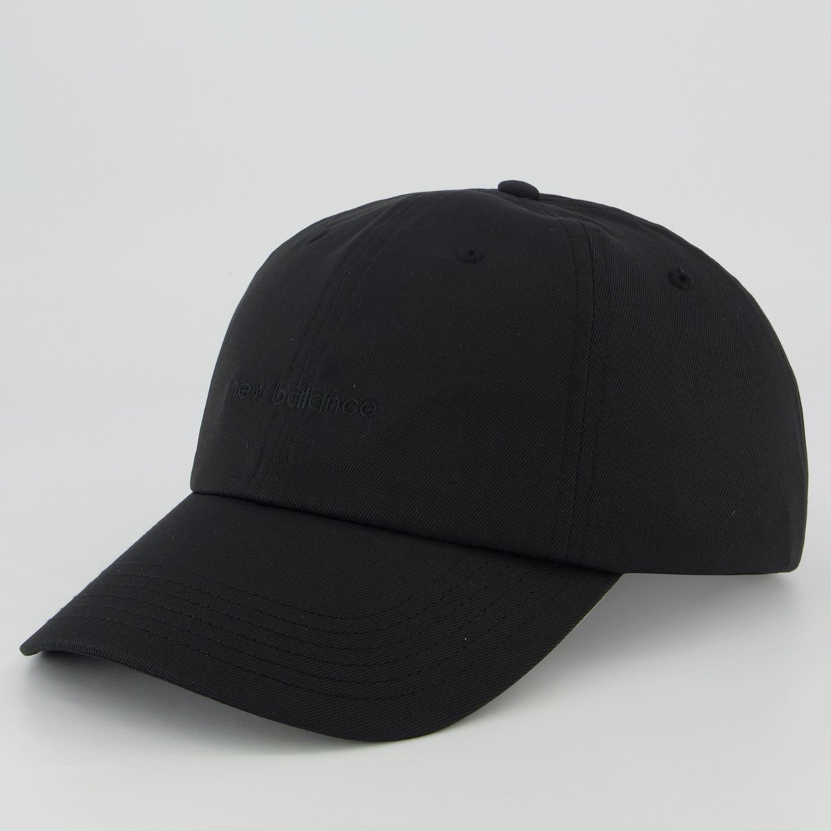 Boné New Balance 6-Panel Lifestyle Flat Brim Preto