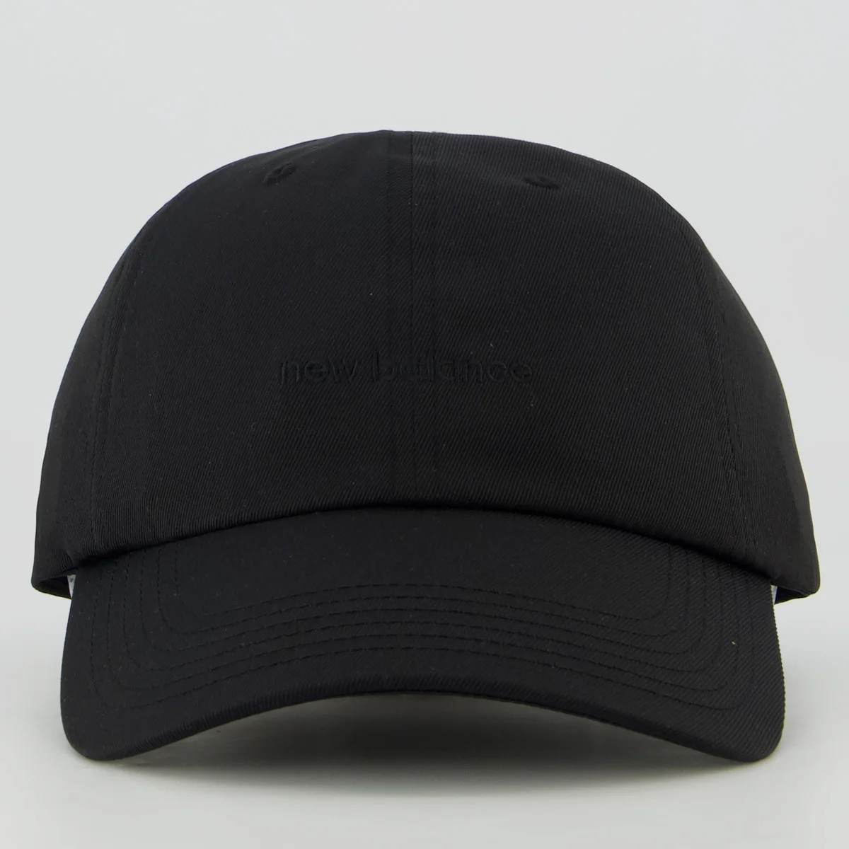Boné New Balance 6-Panel Lifestyle Flat Brim Preto Preto 2