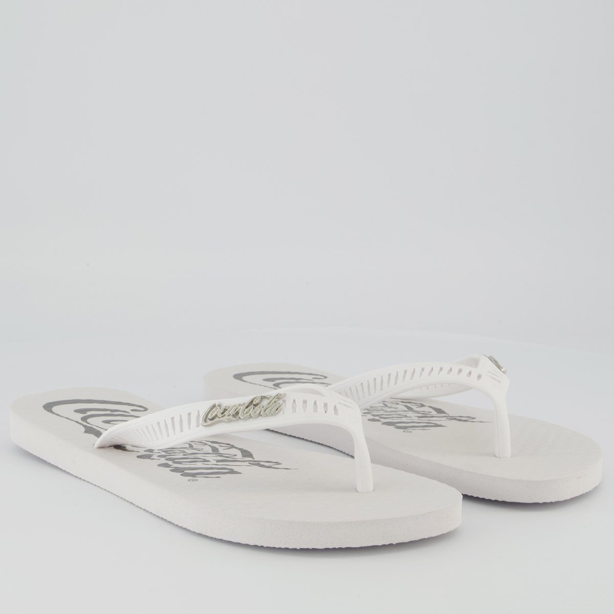 Chinelo Coca Cola Fusion Branco Branco 3