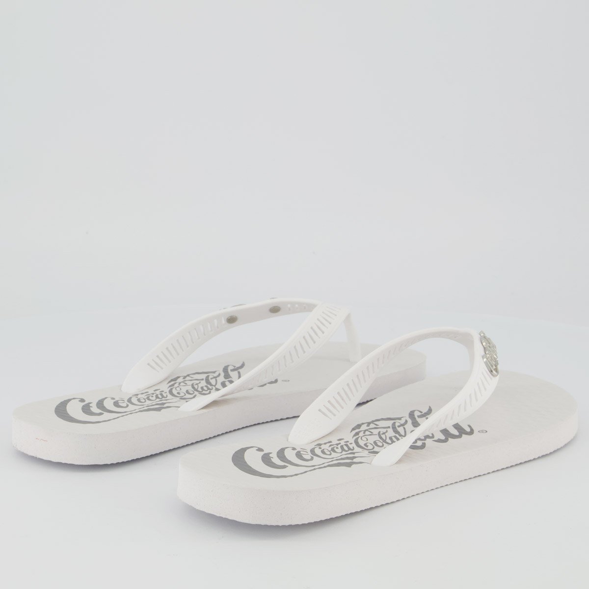 Chinelo Coca Cola Fusion Branco Branco 4