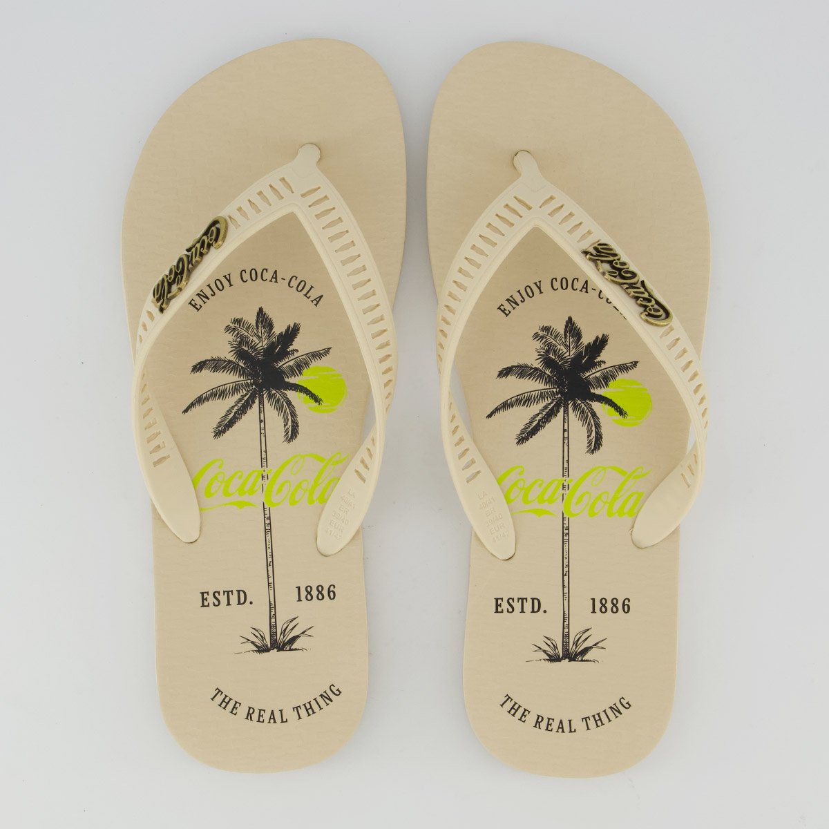 Chinelo Coca Cola Kamari Bege