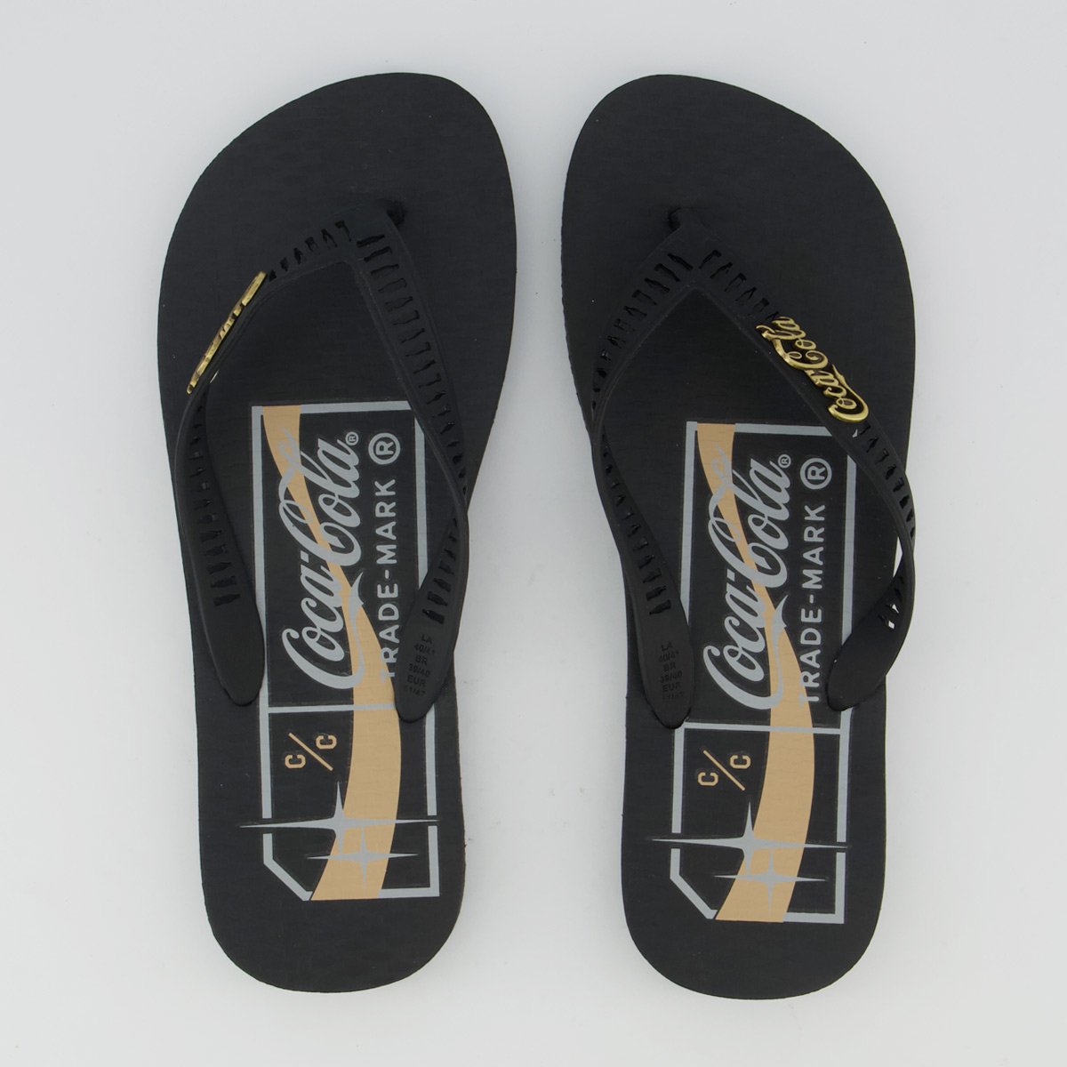 Chinelo Coca Cola Ault Preto