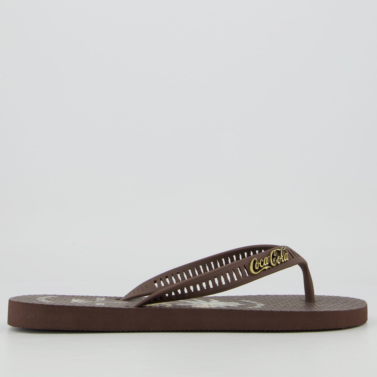 Chinelo Coca Cola Kamari Marrom Marrom 2