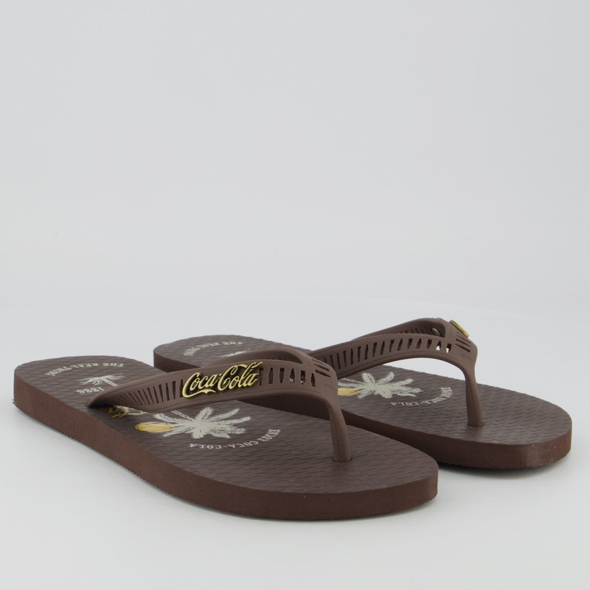 Chinelo Coca Cola Kamari Marrom Marrom 3