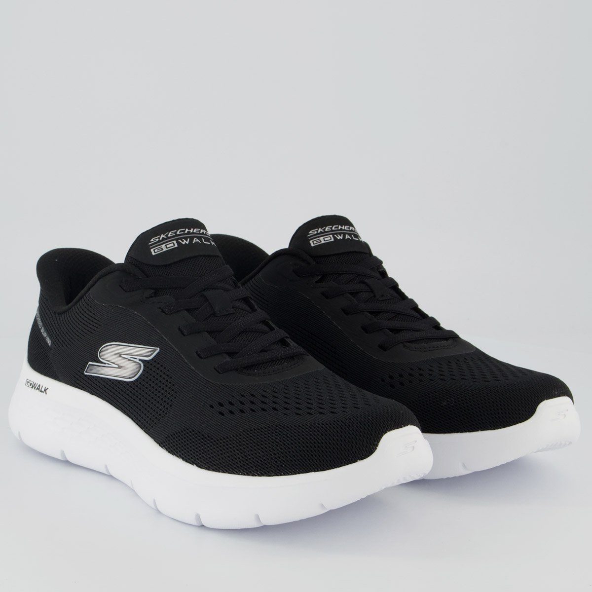 Tênis Skechers Go Walk Flex Feminino Preto Preto 2