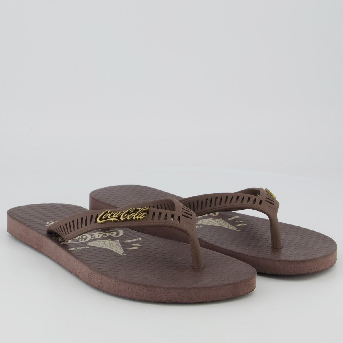 Chinelo Coca Cola Lacka Marrom Marrom 3