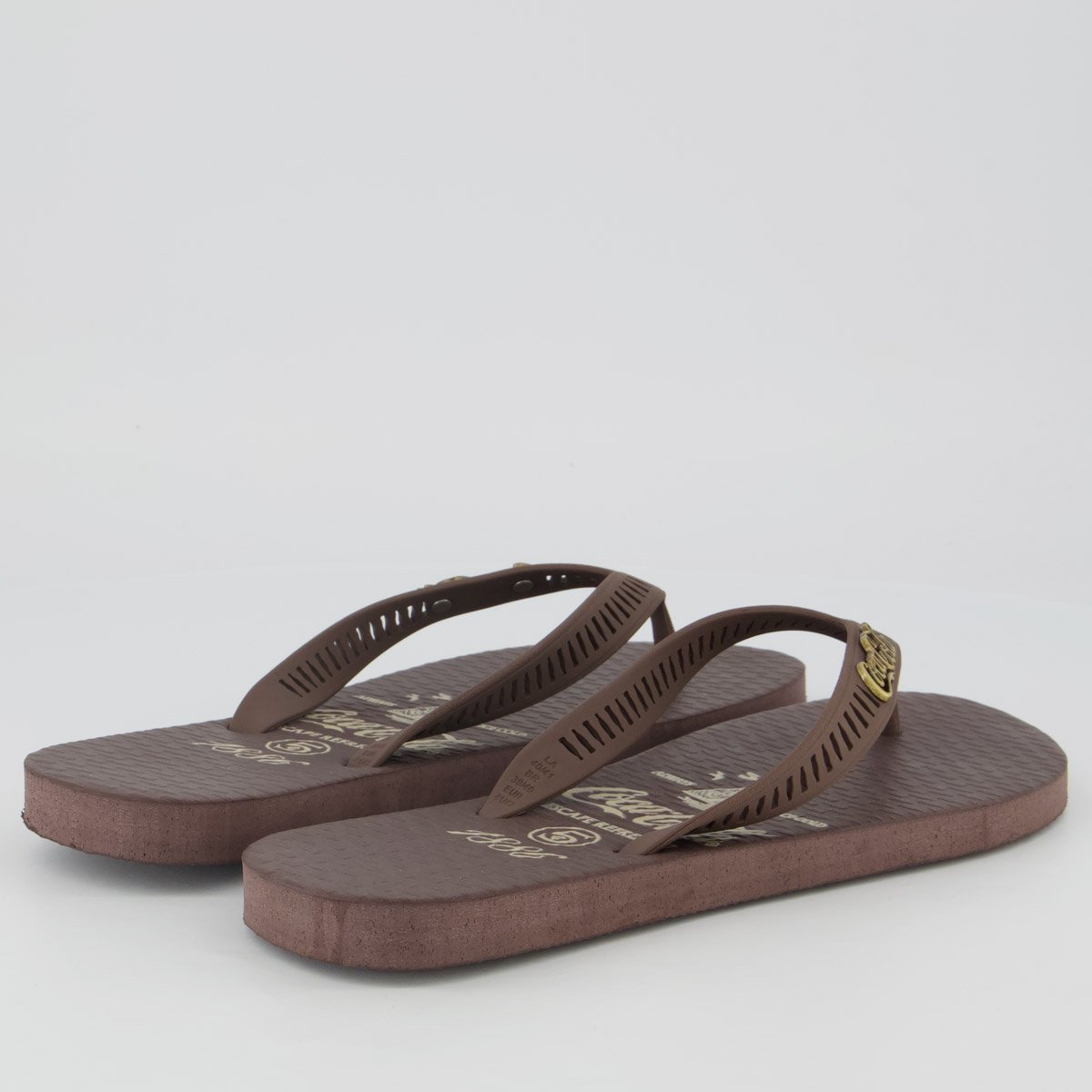Chinelo Coca Cola Lacka Marrom Marrom 4