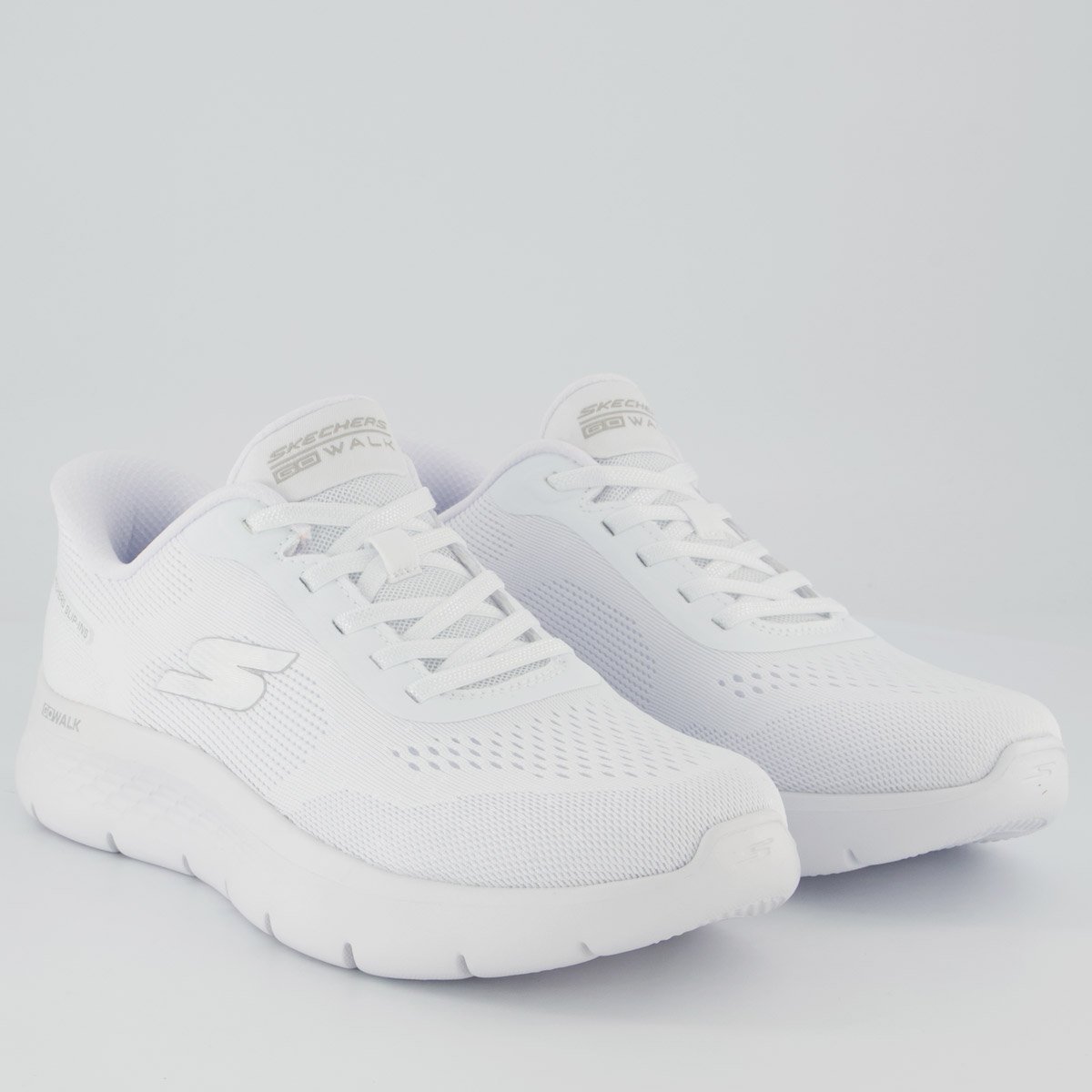 Tênis Skechers Go Walk Flex Feminino Branco Branco 2
